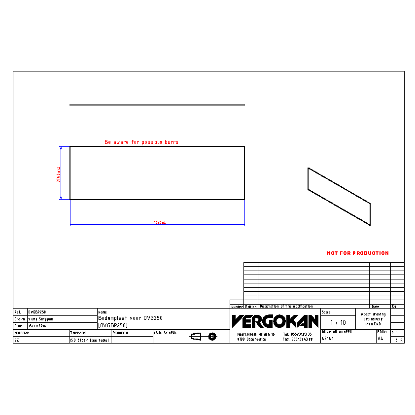 COMMERCIAL OVGBP250 (46141)